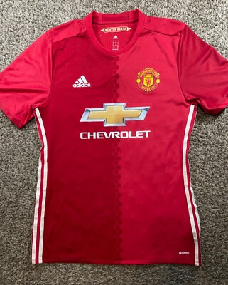 Maillot Officiel Manchester United 2016/17 - Floqué Ibrahimovic, Taille L, UEFA Europa League, Occasion En Très Bon état