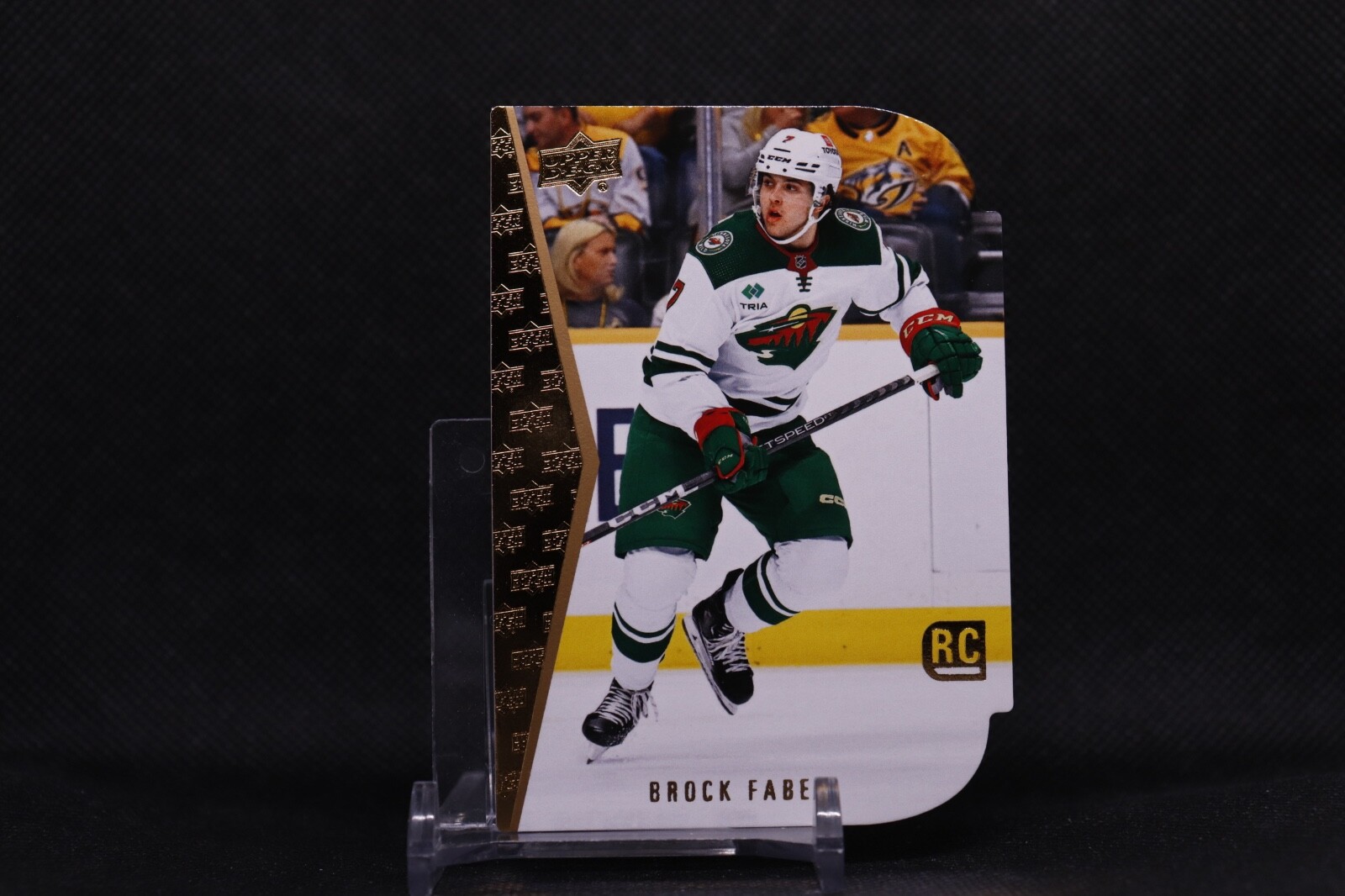 2023-24 Brock Faber Upper Deck Hockey Series 2 Die-Cut Rookie RC RDT-12 ...