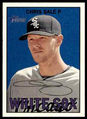 2016 Topps Heritage Chris Sale #310 Chicago White Sox