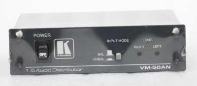 NOS KRAMER MODEL: VM-50AN  1:5 BALANCED & UNBALANCED STEREO AUDIO DISTRIBUTION