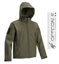 Giacca militare tattica Giubbino Softshell Defcon 5 Od Green verde cacciaD5-3430