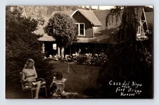 Postcard RPPC California Fort Bragg CA Casa Del Noyo Hotel 1940s Unposted EKC
