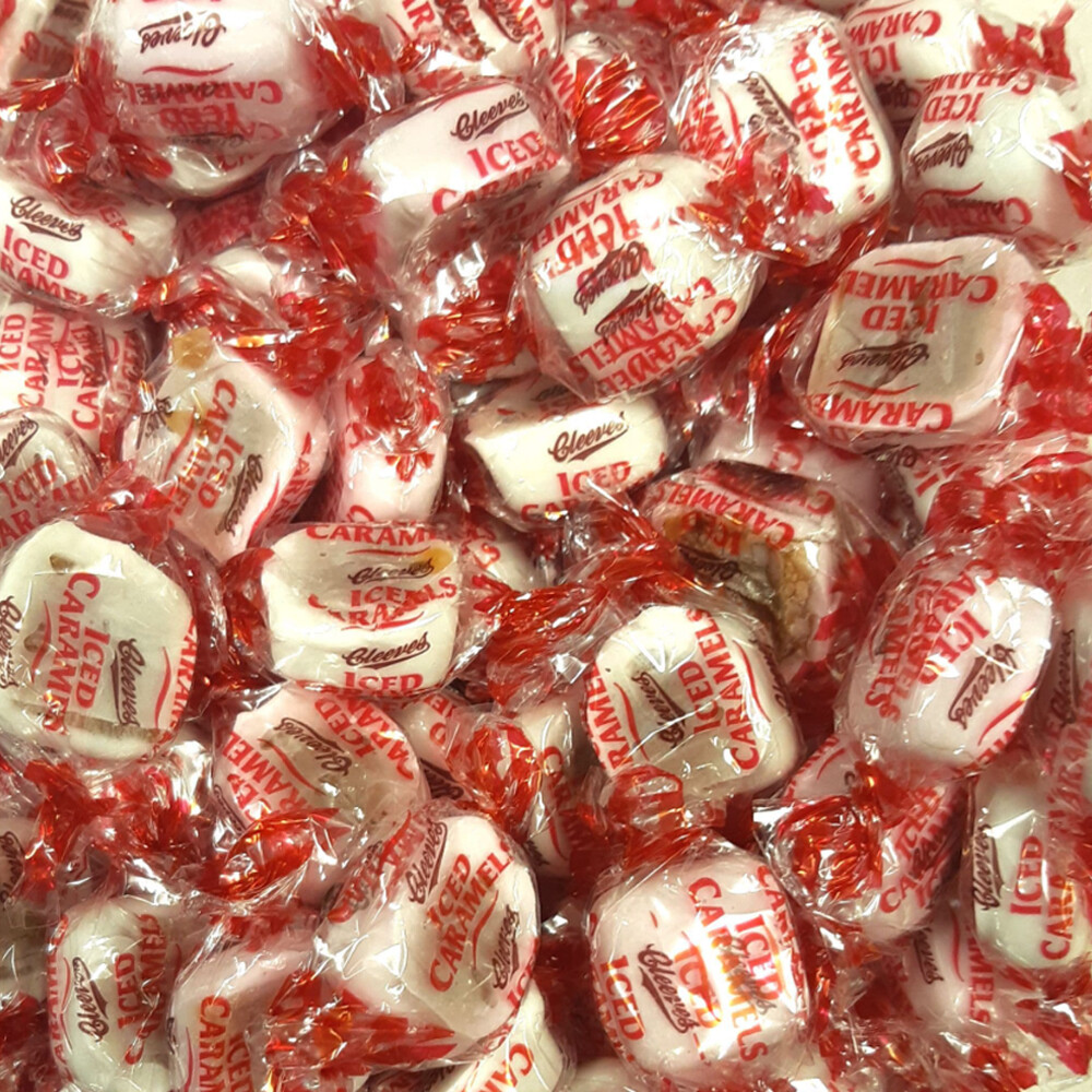 Cleeves Iced Caramels Original, Salted, Mint Toffees Retro Candy Sweets