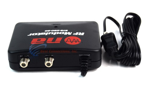 RF Modulator Universal Auto TV Switch AV Device to RF Video Game Cam Satellite - Picture 2 of 3