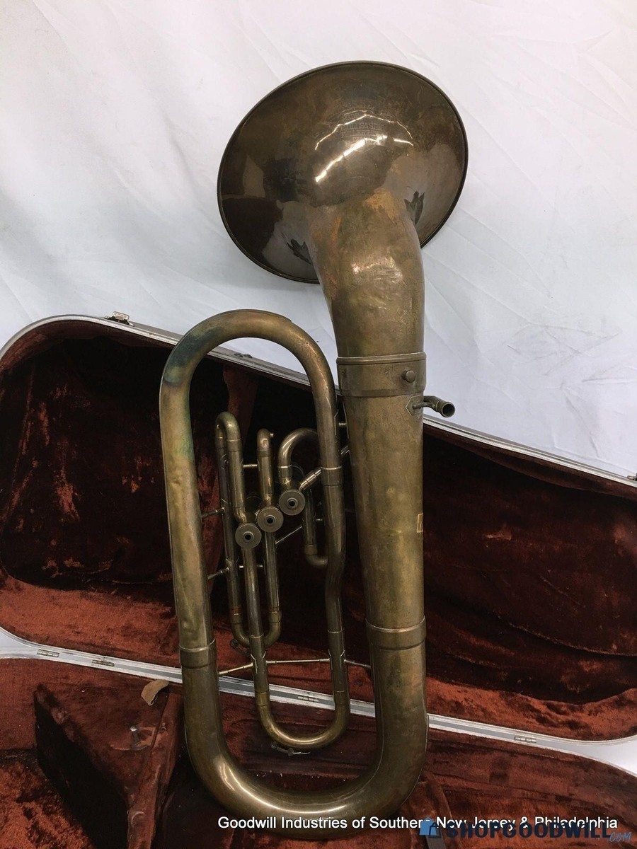 Vintage F.E. Olds & Sons Ambassador Baritone Horn w/ Case