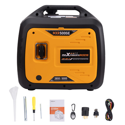 #ad Gas Powered Generator 5000W Running Power Electric Remote Start Home Backup $575.26