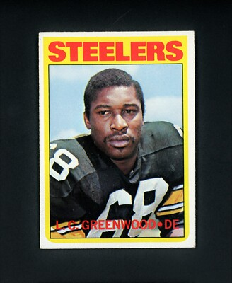 #ad LC Greenwood 1972 Topps RC Pittsburgh Steelers #101 NM $28.00