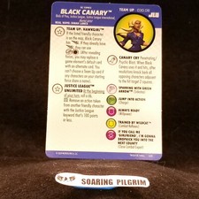 BLACK CANARY TEAM UP CARD 030.08 Hawkgirl Justice League Unlimited Heroclix