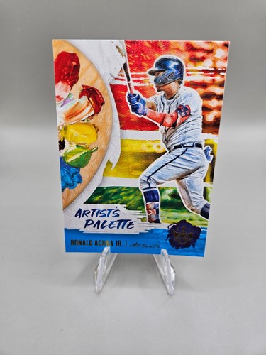 2020 Panini Diamond Kings #AP-2 Ronald Acuna Jr. Künstlerpalette - Bild 1 von 2
