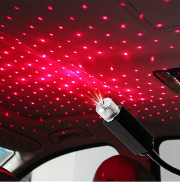 Plug and Play Car and Home Ceiling Romantic USB Night Light Party Xmas