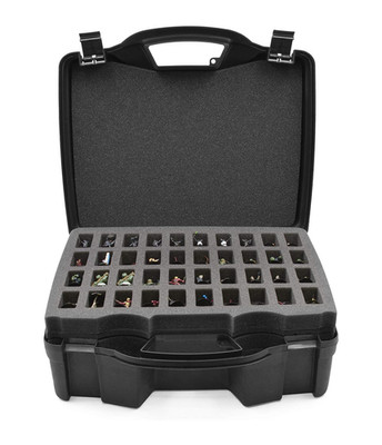 CASEMATIX Miniature Carrying Case Hard Shell Warhammer DnD Storage RPG Tabletop