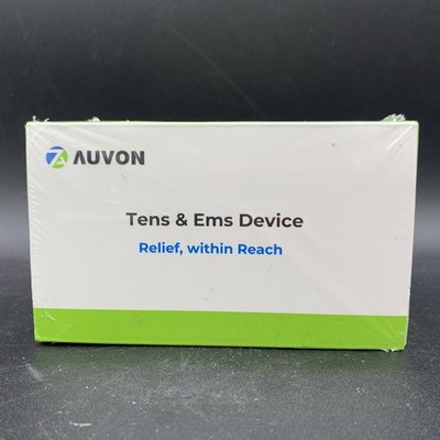 AUVON Dual Channel TENS EMS Device for Pain Relief with 24 Modes TENS Unit