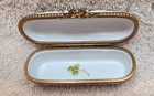 Hand Painted Floral with Gold Limoges Peint Main Trinket Box — photo 6