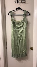 R.E.D. Valentino Light Green Satin Dress