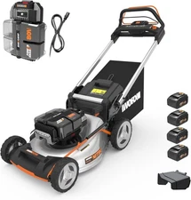 WG761 WORX Nitro 80V 21" Cordless Self-Propelled Lawn Mower with Brushless Motor