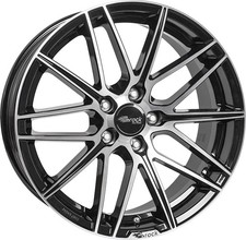 4x Alufelgen BROCK B34 Schwarz Glanz Voll-Poliert (SGVP) 7,5x17 ET35 LK5 112 17 4x Alufelgen BROCK B34 Schwarz Glanz Voll-Poliert (SGVP) 7,5x17 ET35 LK5 112 17