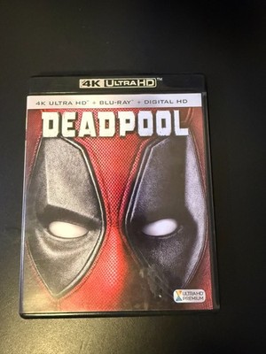 Deadpool 4K Ultra HD Blu-ray Digital HD Ryan Reynolds Marvel Action Comedy Film