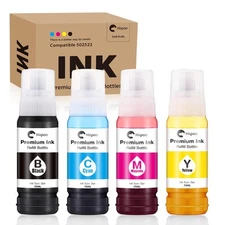Compatible 522 (Not for Sublimation) High Capacity Refill Ink Bottle for EcoT...