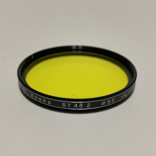 Kenko 52mm Yellow Filter Y2 SY 48.2 Camera Lens Filter With Case ~ Photography