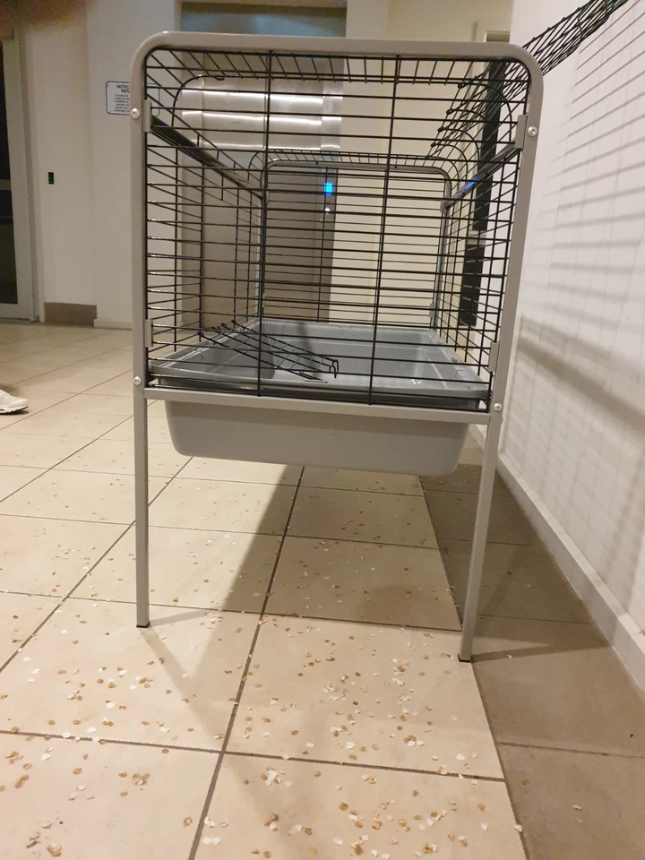 i.Pet Rabbit Bunny Guinea Pig Home Hutch Cage with Stand - 100cm - image 2 of 3