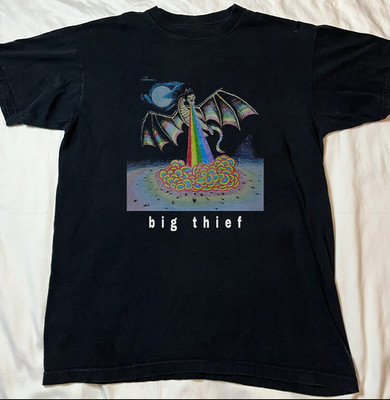 Rare! Big Thief Black Cotton Shirt Full size S-5XL Unisex IA453