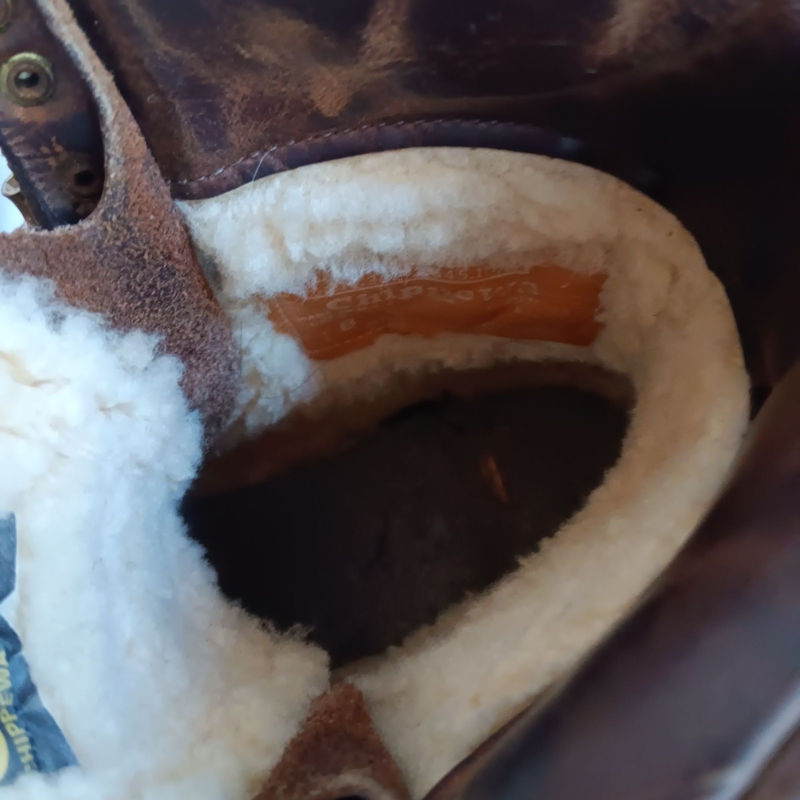 Vintage Chippewa Mountaineer Leather Hiking Boots 8E Mens USA 1980's 