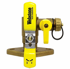 Webstone The Isolator 1-1/4in Brass Manual Ball Valve FIP H-40415