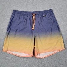 Patagonia Hydropeak Volley Board Shorts Men Medium Ombre Stretch Athletic Beach
