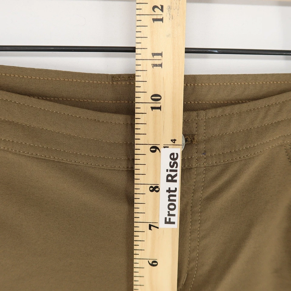 Pantalones Kuhl Trekr para mujer 14 REG marrón senderismo aire libre trekking viaje cincha lateral Foto 4 de 4