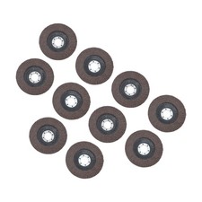 10 Pieces 4.5"×7/8" 40 Grit Premium Zirconia Flap Disc Sanding Grinding Grey