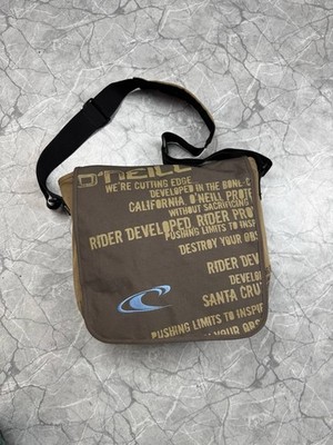 Avant Garde O Neill Messenger Bag Brown Canvas Crossbody Vintage