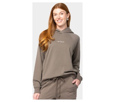 Peace Love World Women's Top Sz M Make Your Selection: French Terry Brown