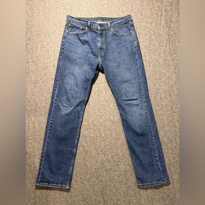Levis 505 jeans men s 36x34 blue Regular Straight Fit flex stretch comfort
