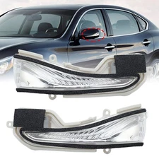 For 2014-21 Infiniti Q50 Q60 QX30 Door Side Mirror Turn Signal Light Left+Right
