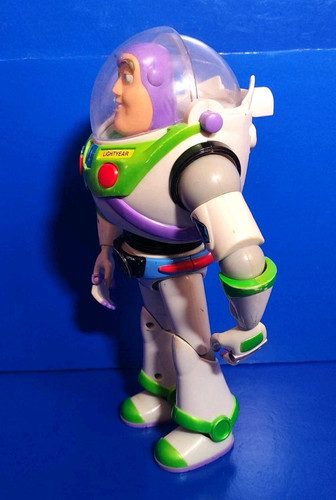 Vintage 2001 Disney Pixar Toy Story Buzz Lightyear Talking Action Figure, Works - Bild 6 von 12