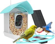 Smart Bird Feeder with Camera,Ai Identify Birds Breed,Solar Powered Wifi FHD 2K 