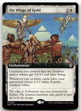 On Wings of Gold (Extended Art) #21 (NM) Aetherdrift DRC Magic MTG