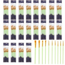 Paint Brushes Set, 200Pcs Acrylic Paint Brush for Watercolor, Green