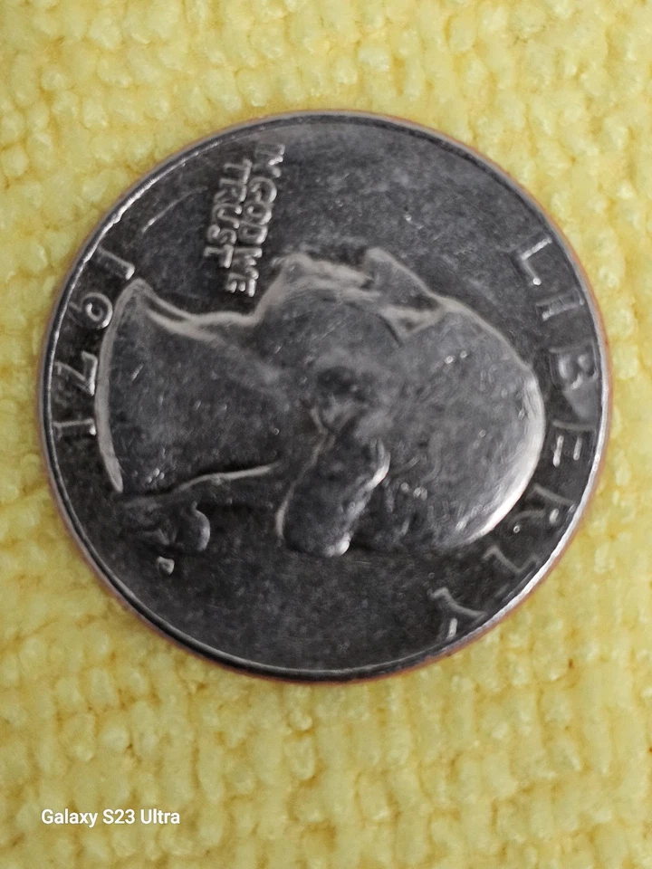 1971D Washington Quarter, LIBERTY on EDGE of Rim, Mint  & Die Errors - Image 3 of 4