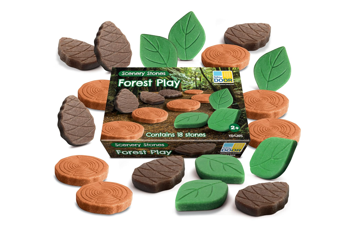Scenery Stones Forest Play Set 18 Pieces for Kids Creative Play