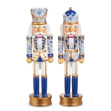PRE-ORDER 14.75" Chinoiserie Nutcrackers Set Of 2 Christmas Decor SHIPS 9/2026 