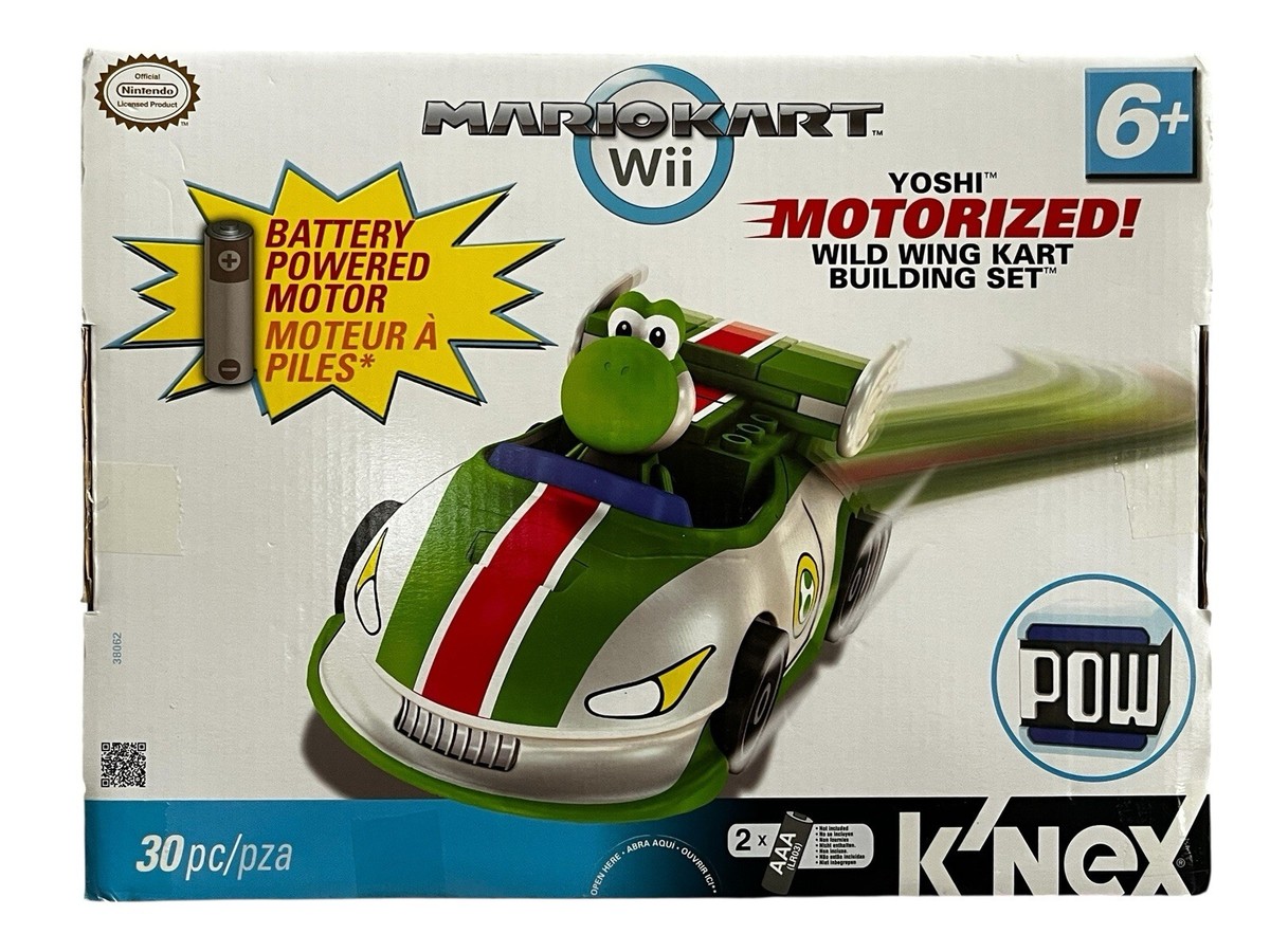 K'Nex Mario Kart Wii Yoshi's Motorized Wild Wing Kart Building Set
