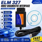 FOR Scan ELM327 Software OBD2 Scanner Adapter USB Diagnostic Tool Cable for Ford