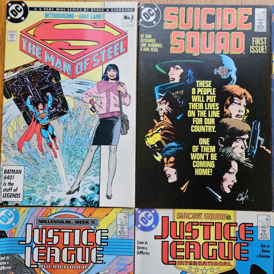 Huge Copper Age Lot Of 41 DC Comic Books High Grade Deathstroke Superman JLA - Image 4 of 4