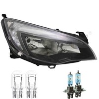 Scheinwerfer Rechts Schwarz H7/H7 FüR Opel Astra J P10 Inkl. Osram Lampen