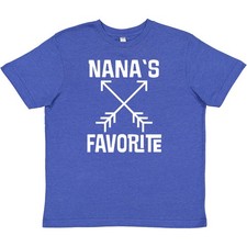 Inktastic Nanas Favorite Grandson Youth T-Shirt Nana Granddaughter Grandchild