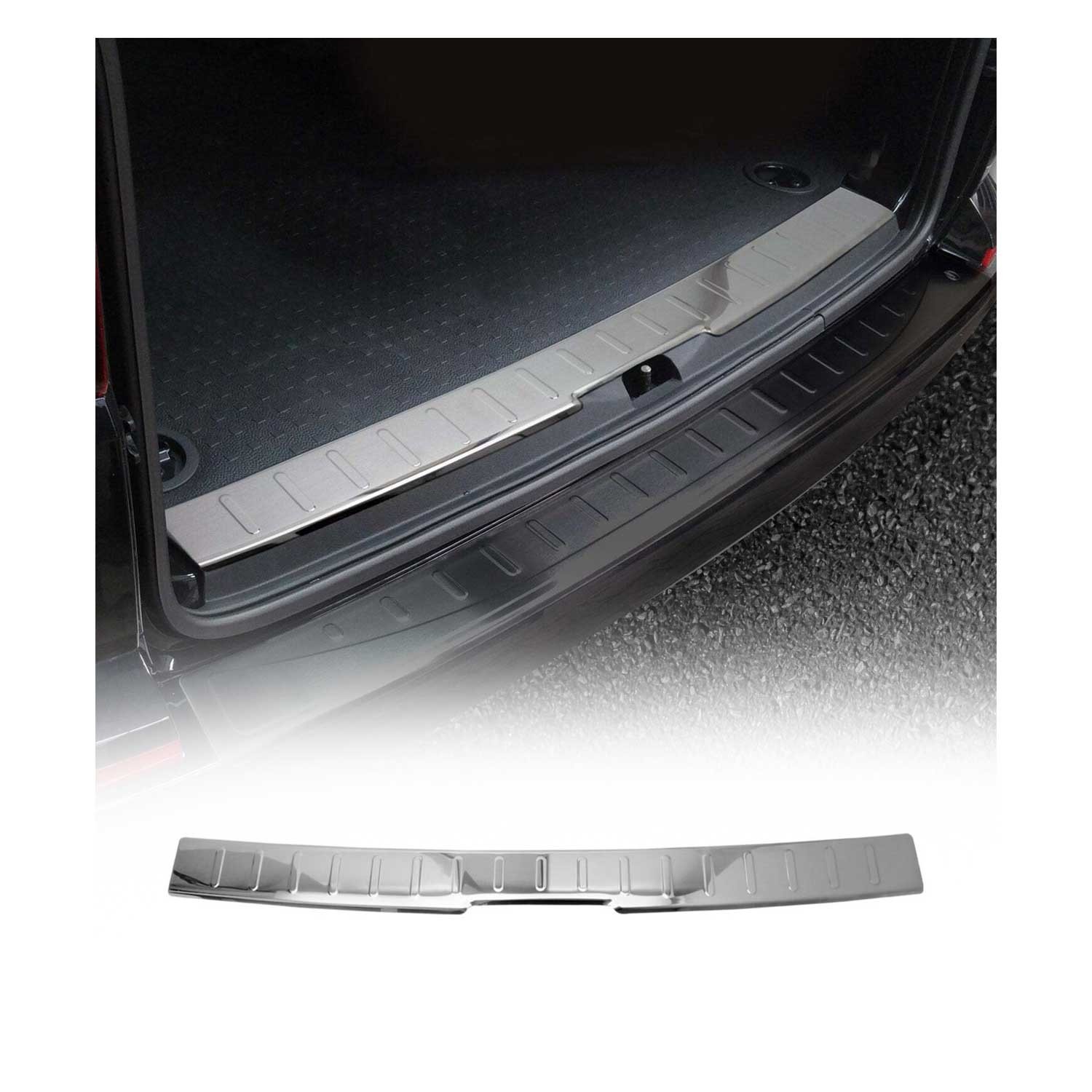 Protection pare-chocs VW Multivan T6 2015-2024 inox poli seuil de coffre arrière