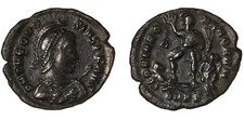 Coin Roman Empire Maiorina Theodosius I 383-386 AD
