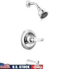 Powerful Shower Trim Kit Pressure Balance Valve Corrosion Resistant Easy Clean