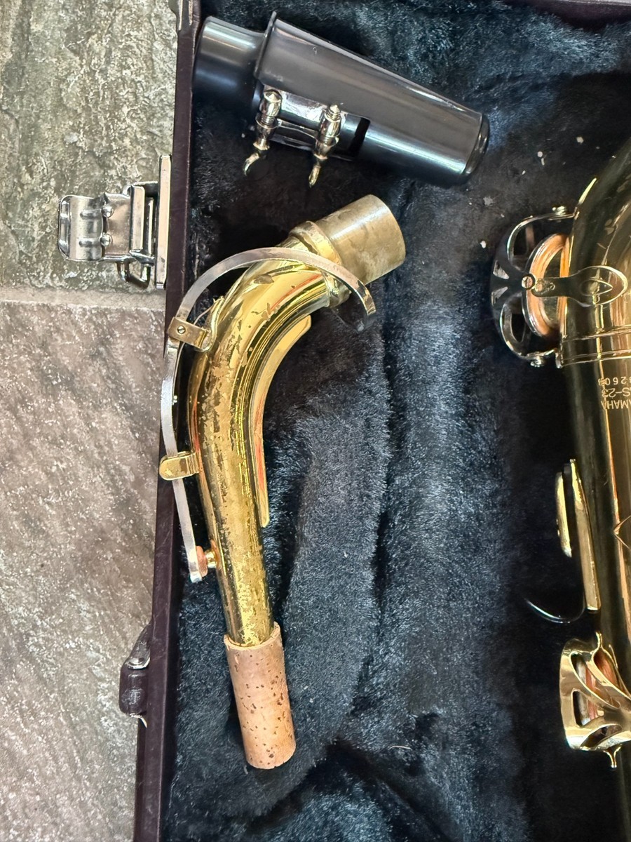 Yamaha YAS-23 Alto Saxophone with case and mouthpiece. Made in